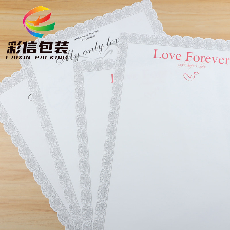 2026新款蕾丝玫瑰花边纸