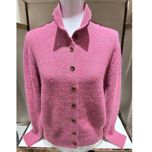 毛衣女款2025新款冬季加厚针织开衫羊毛外套依卡璐望羽女士羊绒衫