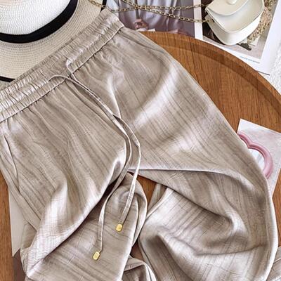 拖地裤GPSandron薄款缎面垂感