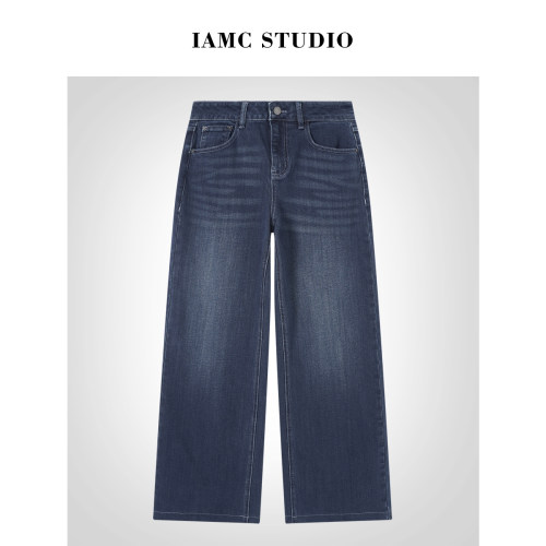IAMCPLUS 2025AW 弹力磨毛牛仔裤