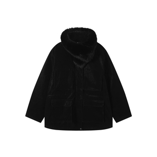 羽绒外套 韩系狐狸毛领中长款 IAMCPLUS 2025AW