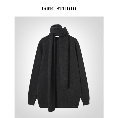 IAMCPLUS 2025AW 围巾两件套毛衣裙