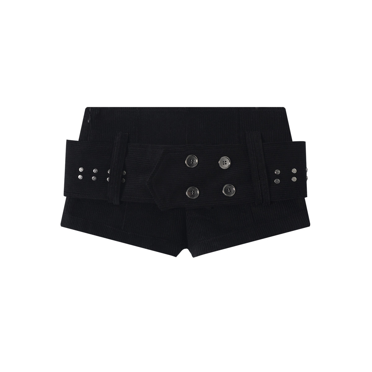 IAMCPLUS 2025AW 灯芯绒腰带短裤