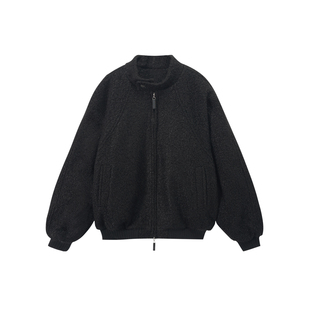 IAMCPLUS 立领圈圈绒羊羔毛美宽松外套 2025AW