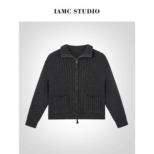IAMCPLUS 2025AW 韩国加厚毛衣外套