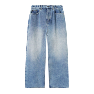 松紧腰洗水牛仔长裤 IAMCPLUS 2025AW