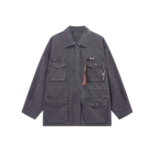 阔型夹棉派克服外套 多口袋工装 IAMCPLUS 2025AW