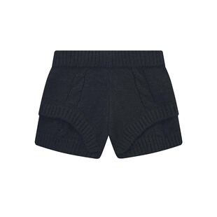 纽花绒感显瘦针织短裤 IAMCPLUS 2025AW