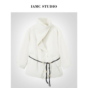 IAMCPLUS 宽松腰带羽绒服 2025AW