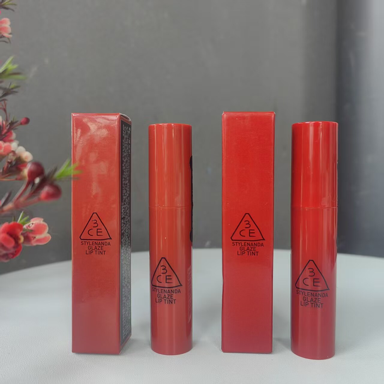 3CE三喜玉唇釉唇蜜水光果冻番茄焦糖枫叶复古红棕唇膏 蛋挞家美妆