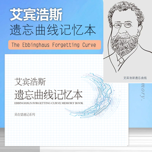 艾宾浩斯复习计划表遗忘曲线本单词记忆本手帐本自律打卡本