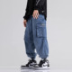 春夏季 美式 哈伦牛仔裤 裤 宽松男士 子男款 休闲大码 高街工装 束脚长裤