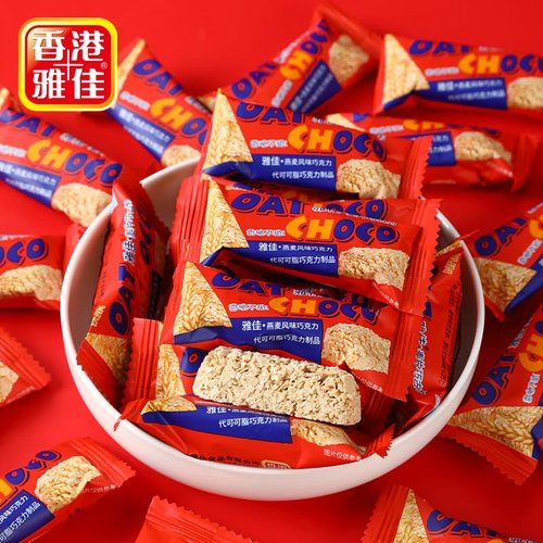雅佳营养燕麦巧克力休闲零食