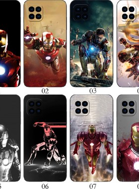 钢铁侠3 适用 华为 nova8 SE/7i/6/红米Note 13/Pro+/K70/10A/9C/小米11/13/14/青春10/realme Q手机壳