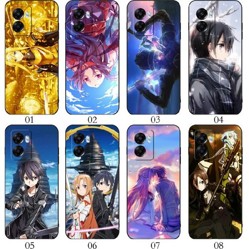刀剑神域 适用iQOO Z8/Neo6 SE/Z7/Z6/U5/11 Pro/11S/10/9/8/Neo8/Neo7/红米 12/12R/realme V30t/手机壳
