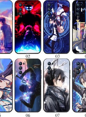 刀剑神域 桐人 适用 OPPO Reno4 Pro/K/5 Z/6+/A52/A32/A93/A55/A95/A93s/A11s/A56/A55s/K9/K7x/Find手机壳