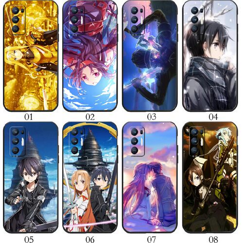刀剑神域 适用 iQOO Z6/5 SE/Neo 5S/Z5/Neo3/pro/Z3/Z1/U1/U1x/U3x/Z1x/小米10S/10至尊/realme x7手机壳