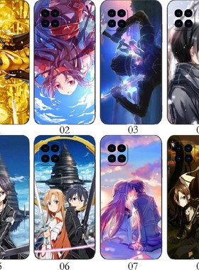 刀剑神域 适用 华为 nova8 SE/7i/6/红米Note 13/Pro+/K70/10A/9C/小米11/13/14/青春10/realme Q手机壳