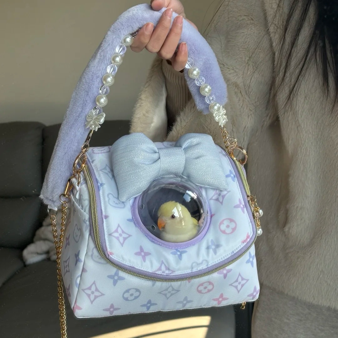 蜜袋鼯外出包保温飞鼠可视双肩包