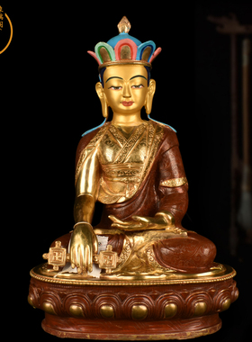 象瑞阁紫铜保平安苯教佛像佛龛