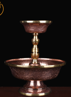 象瑞阁紫铜保平安藏密佛龛纯手工