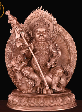 象瑞阁紫铜招财藏密佛龛