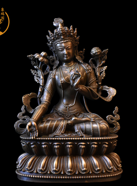 工艺佛像密宗菩萨尼泊尔白度母