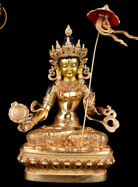 瑞阁台湾精工级7寸佛母大白伞盖