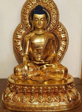 象瑞阁纯铜保平安藏密佛堂