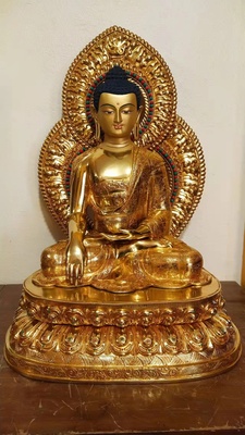 象瑞阁纯铜保平安藏密佛堂