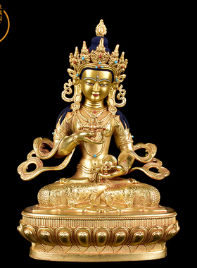 瑞阁紫铜鎏金萨埵藏传佛像用品