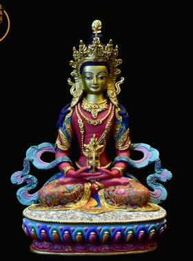 尼泊尔手工篆刻长寿佛