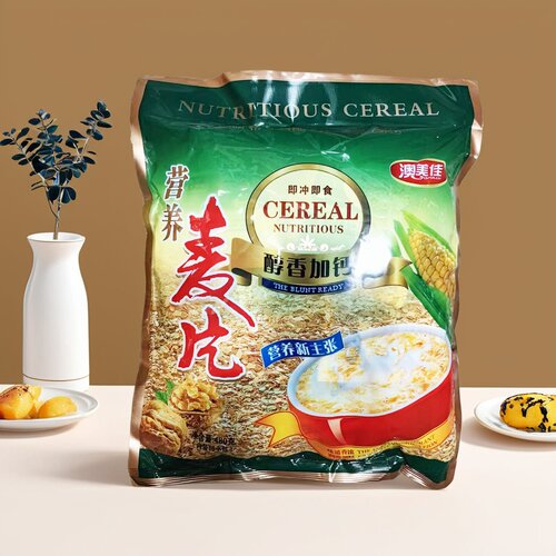 澳美佳醇香加钙营养麦片包邮
