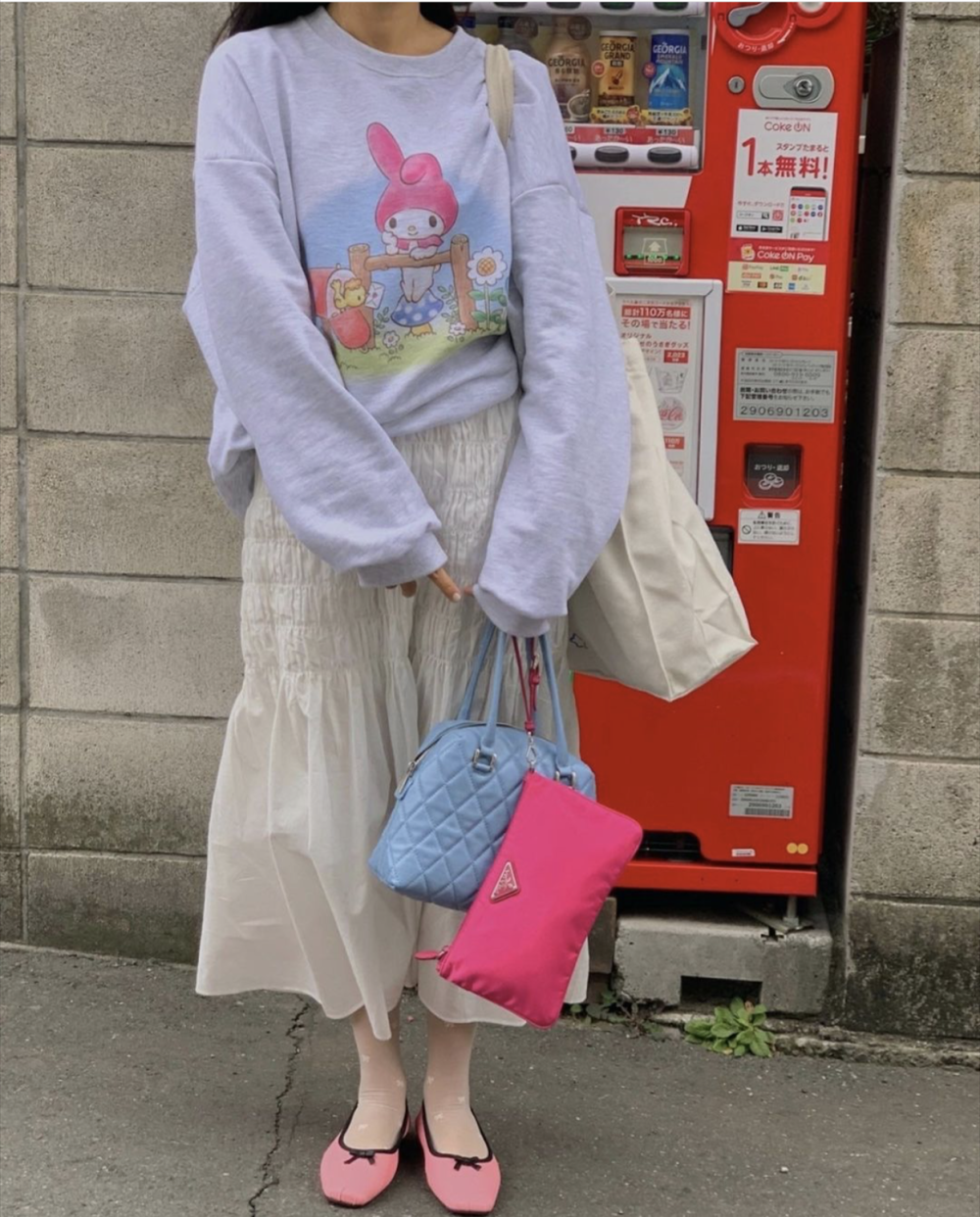 凡他姨【奶思米兔】可爱美乐蒂数码印花圆领卫衣23春新款上衣女使用感如何?