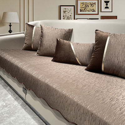 沙发垫四季通用2025新款轻奢高档防滑北欧现代简约真皮布艺套罩巾