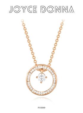 镀K金时尚气质高级感圆形项链