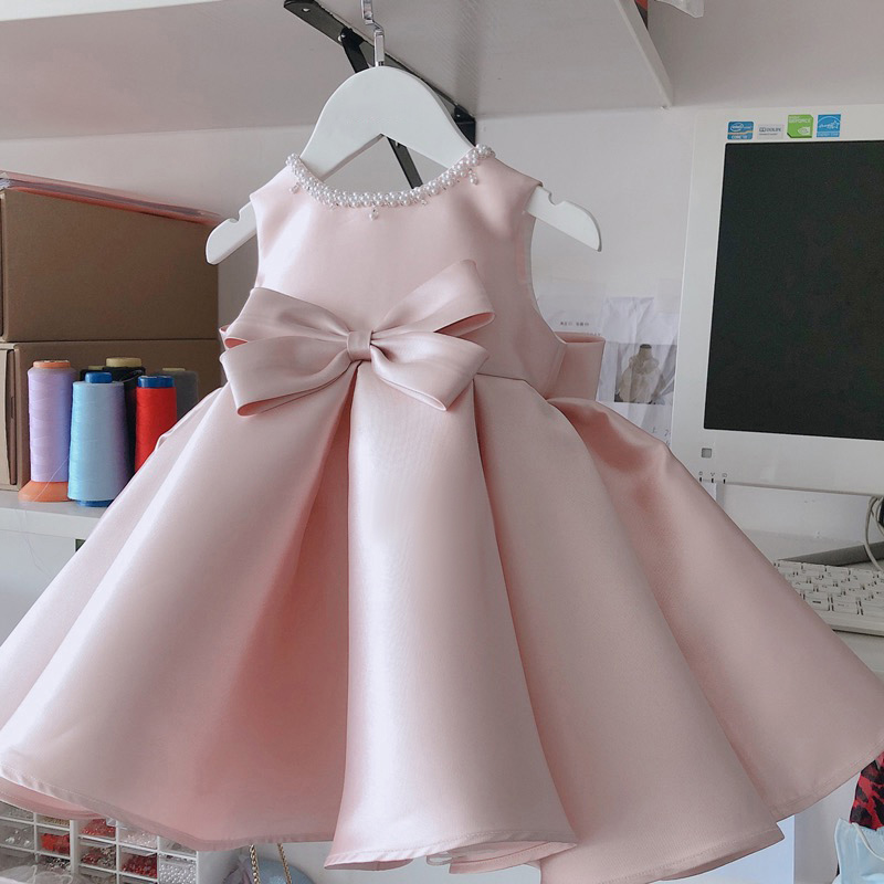 女童礼服春款粉色公主裙