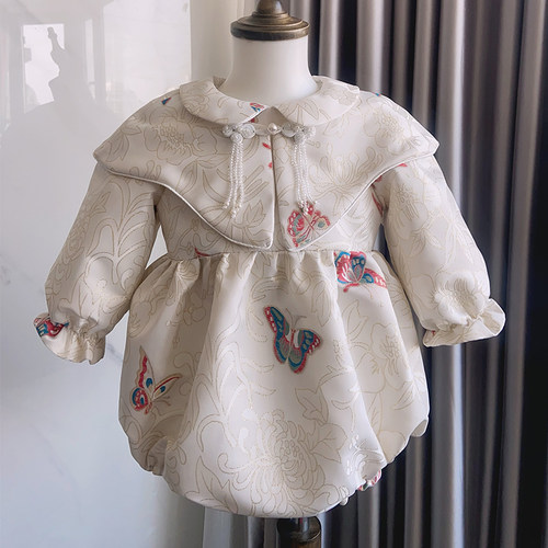 周岁礼服女宝宝2024新款小童