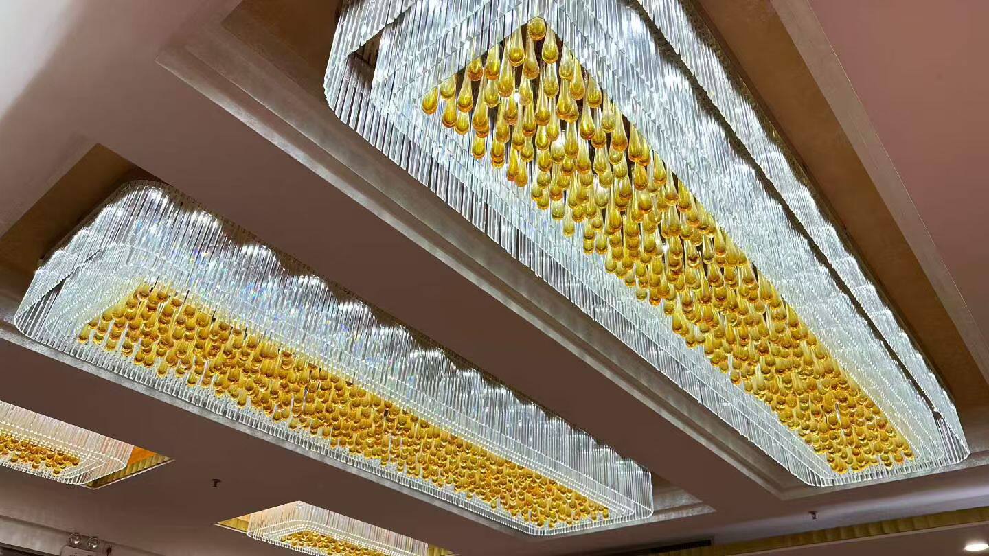 酒店大堂水晶吊灯别墅家装客厅灯美容院大厅