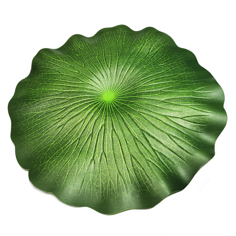 仿真大荷叶餐厅菜肴烧烤装饰摆盘仿真绿植
