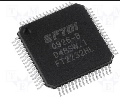 FT2232HL FT2232 LQFP-64 USB转串口芯片 【全新原装】