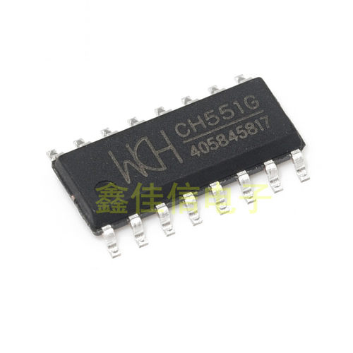原装正品 CH551G CH552G 贴片SOP-16 8位增强型USB单片机芯片