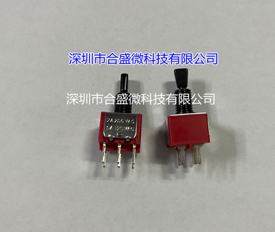 阿尔卑斯纽子开关 6脚3档 ALPS拨动开关 MT-0-203-F102-T000-RS
