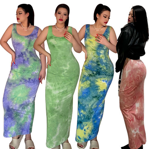 sleevelesslongdress长裙