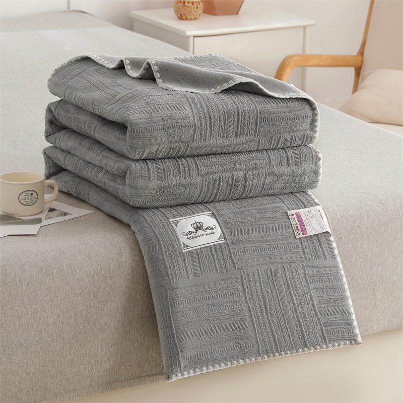 매우 편안하고 부드러운 여름 담요 성인 및 어린이 침대 커버