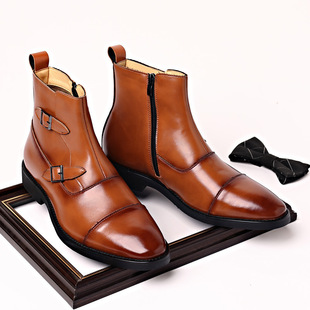 Men Chelsea boots pointed boots Martin boots尖头男靴皮鞋