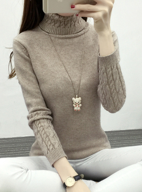 2016 winter turtleneck mohair sweaters women sweater dress