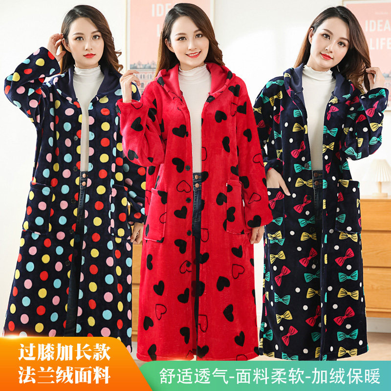 加厚加绒保暖罩衣法兰绒加长款工作服厨房围裙羽绒服护衣大褂,家庭/个人清洁工具,围裙,淘宝优惠券,粉丝福利购,淘宝优惠卷