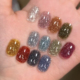碎钻 色任意拼 媛满 建构显白爆闪纯手工穿戴美甲长短新款