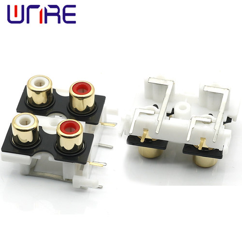 RCA-409镀金电视音频连接器